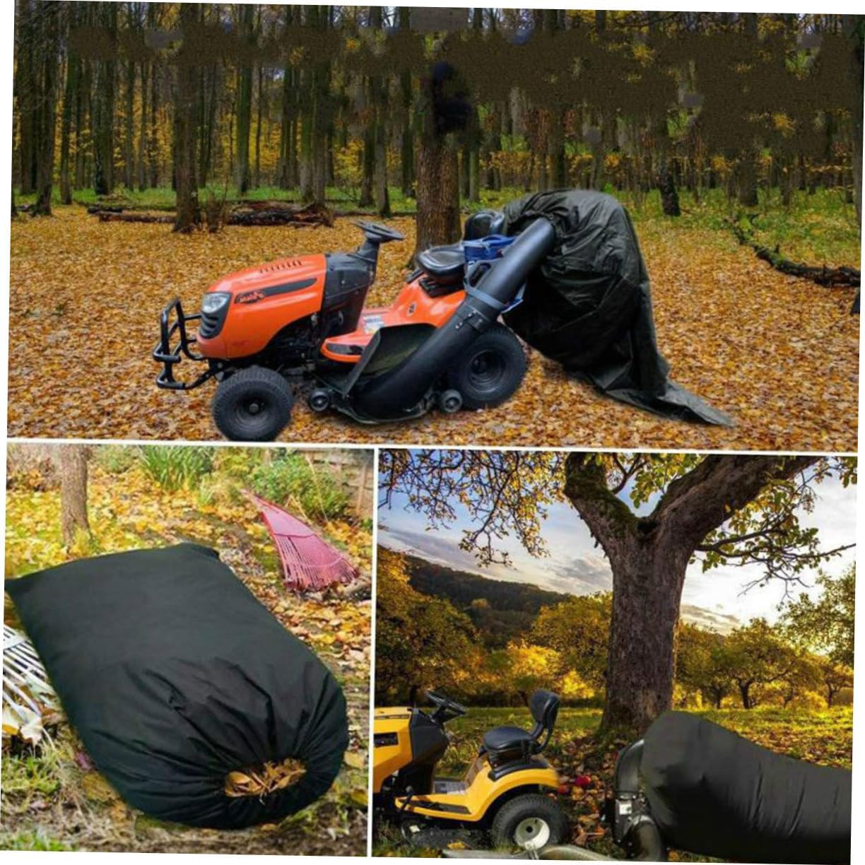 BESPORTBLE Lawn Mower Grass Catcher Bag Garden Tools Bag Large Capacity Wear-resistant Suitable for Home Garden