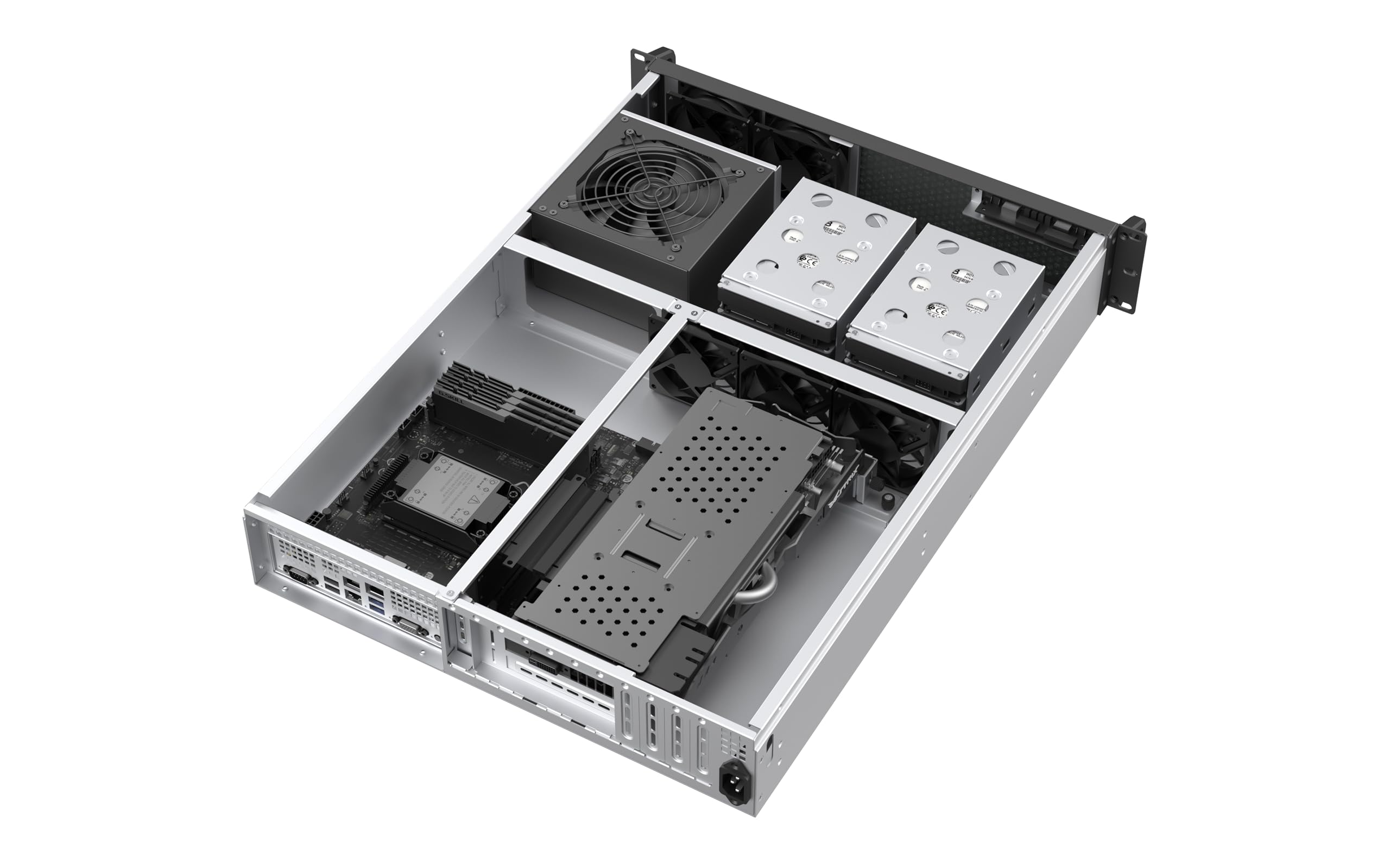 Amazon.com: Rosewill 2U Rackmount Server Chassis | Horizontal Full