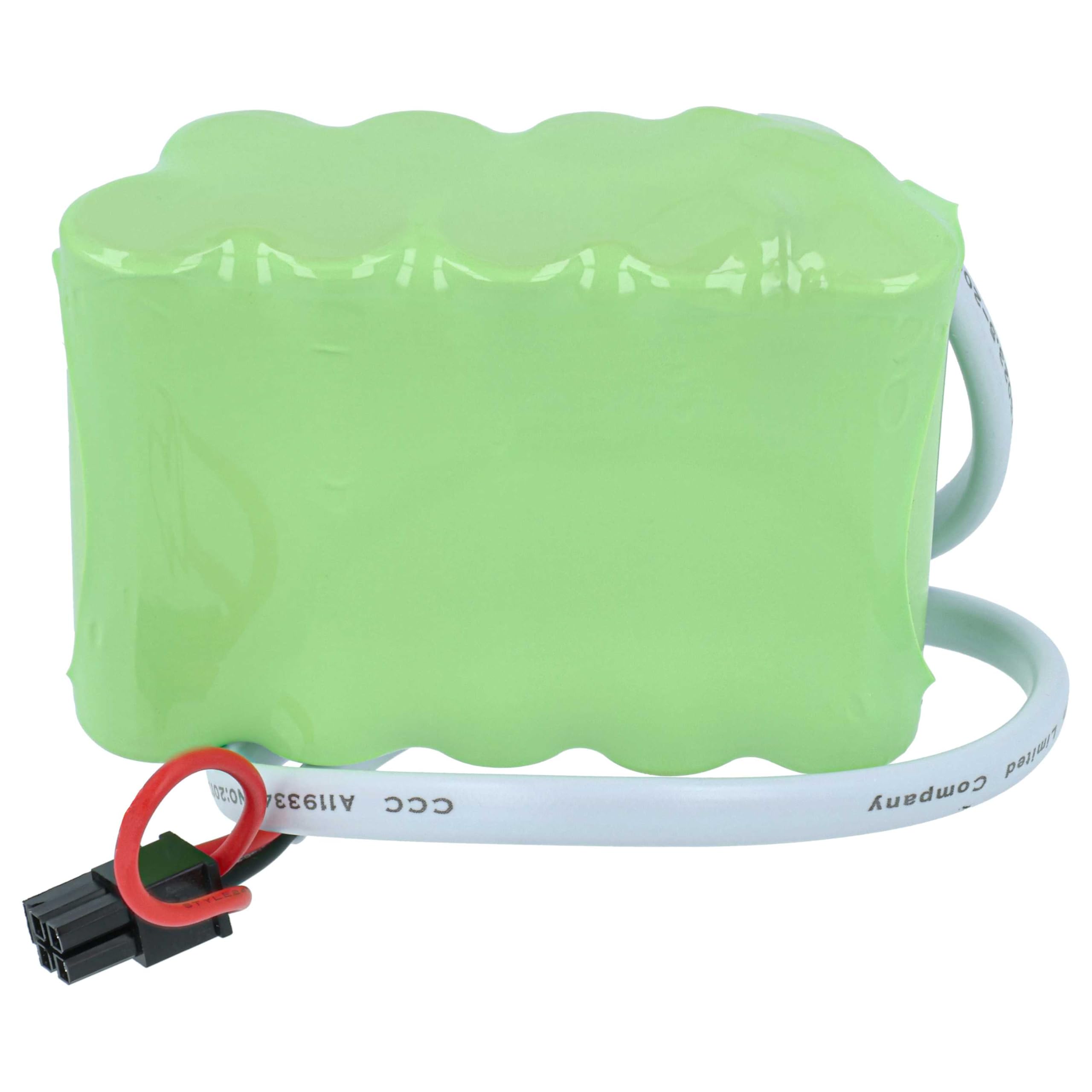vhbw Bateria zamienna do okien dachowych Velux 832817, GP2100AFHT, HHR-210AH do rolet dachowych (2100 mAh, 10,8 V, NiMH, z kablem)