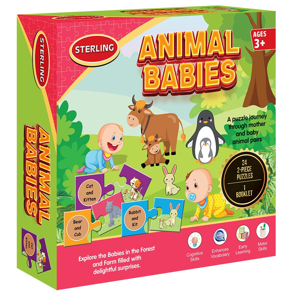 See full amazon price history chart for Toyzmania Animals Babies Puzzle for Kids | 3+Years | Gift Set for Boys and Girls | 48 Puzzle Pieces and 1 Booklet Toyzmania Animals Babies Puzzle for Kids | 3+Years | Gift Set for Boys and Girls | 48 Puzzle Pieces and 1 Booklet (B0CV7F74CG) Amazon Price History, Amazon Price Tracker