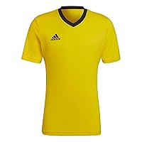 adidas Uomo Entrada 22 Jersey, Team Yellow / Black