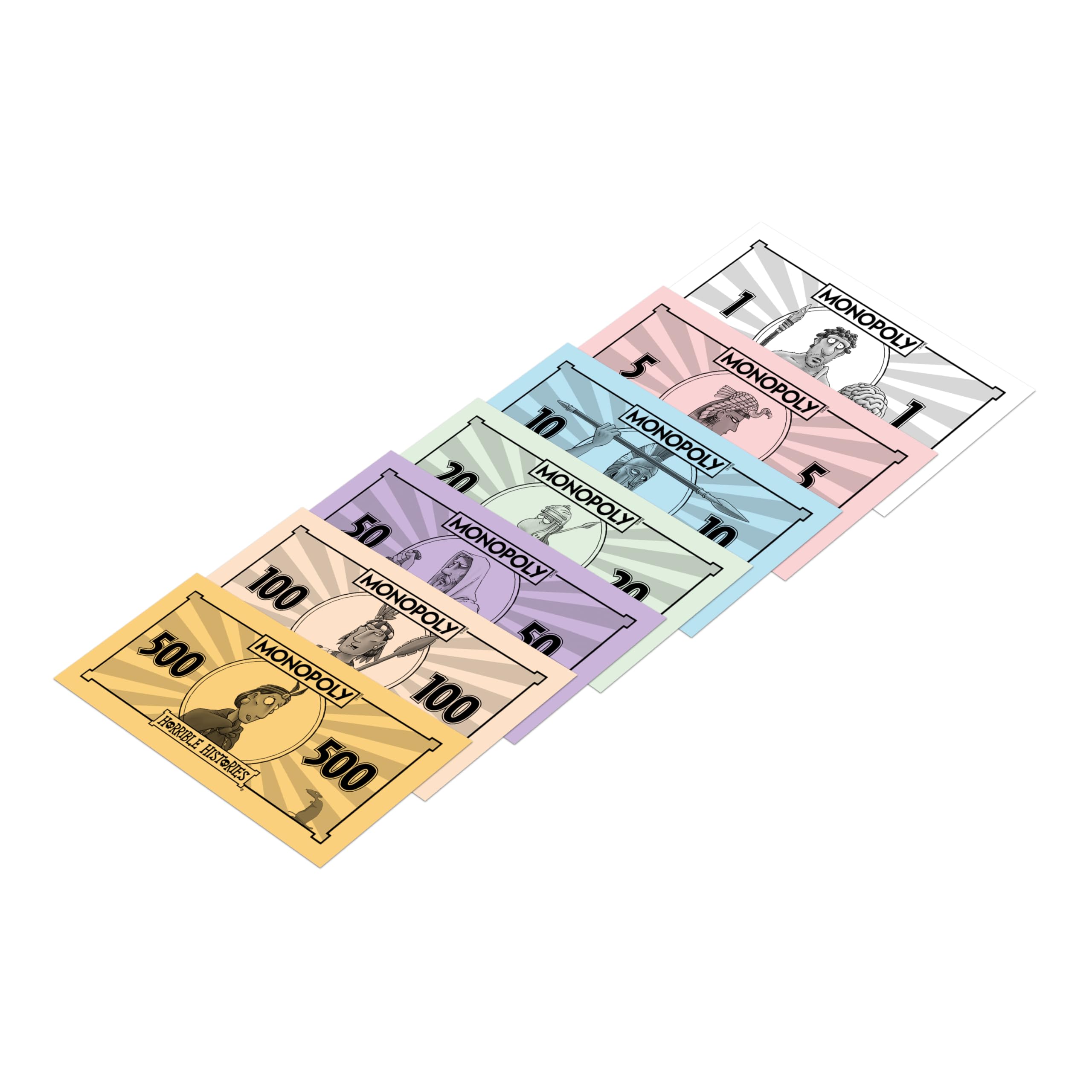 Winning Moves Horrible Histories Ancient Civilisations Monopoly juego de mesa clásico es perfecto para 2 a 6 jugadores y es un gran regalo para los fans de 8 años en adelante