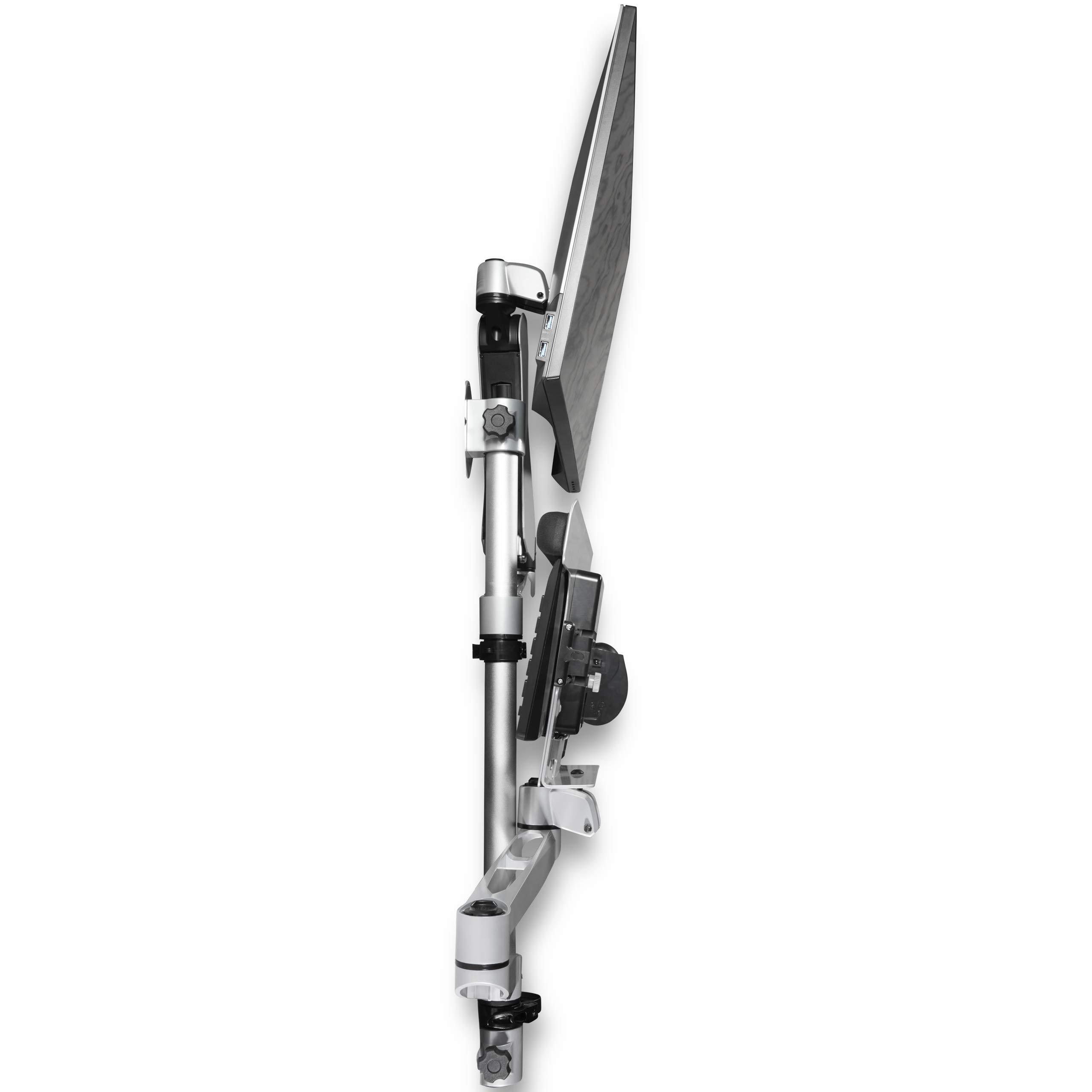 StarTech Postazione Lavoro Parete Monitor 34in, Sit-Stand (WALLSTSI1) | Monitor Singolo VESA, Regolabile in Altezza, Design Ergonomico