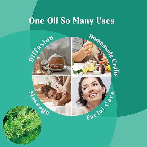 Miniatura 5 de Aceite esencial de ciprés para difusor de jabón para la piel, aceite de ciprés natural 100% puro, 1 onza