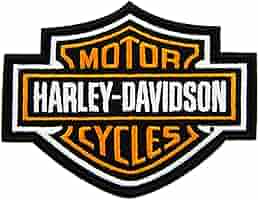 HARLEYDAVIDSON エンブレム ロゴ 刺繍 デザイン 長財布 HARLEYDAVIDSON エンブレム ロゴ 刺繍 デザイン 長財布 メンズ