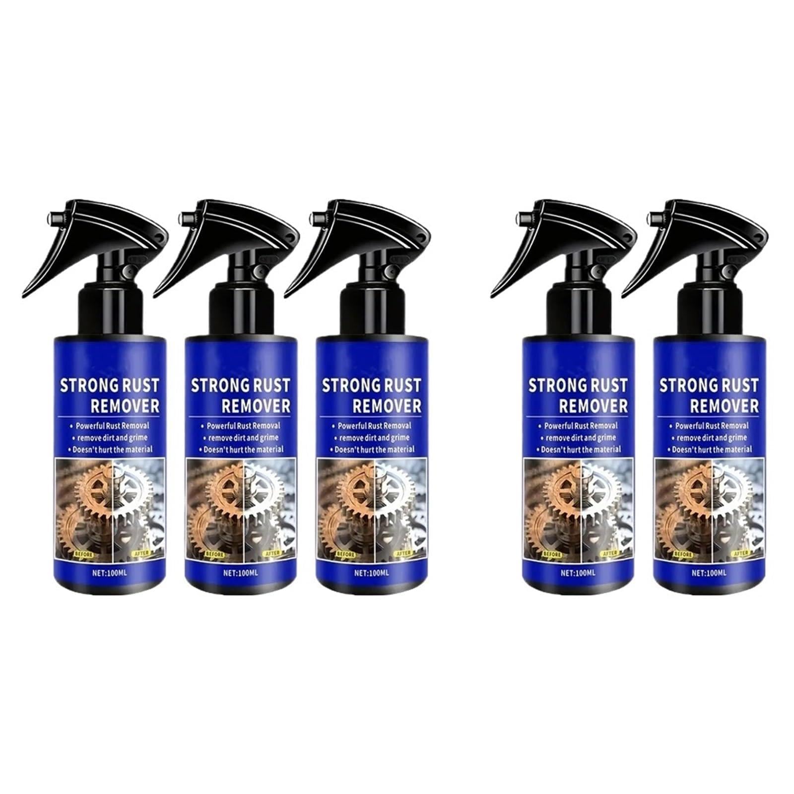 Spryskiwacz szyby czołowej Odrdzewiacz samochodowy czysty metal żelazny Prowder Auto rura wydechowa odrdzewiacz Spray środek do usuwania plam pielęgnacja piasty koła Pompa płynu(5pcs)