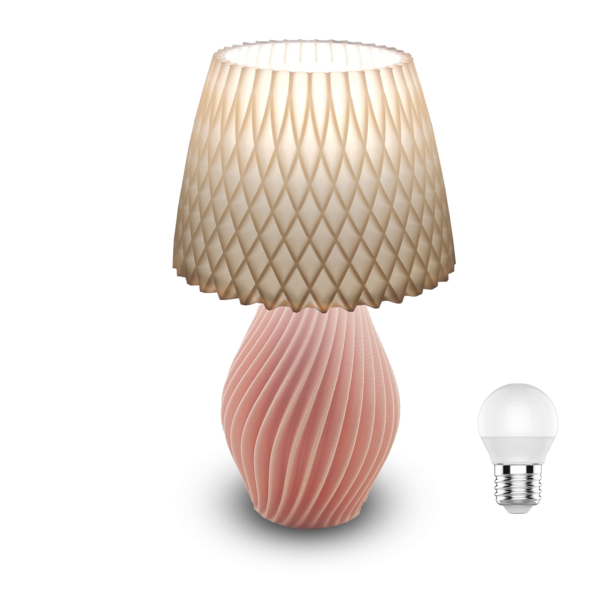 Abajur Luminária De Mesa para Sala Quarto - Design Moderno - Lâmpada led BiVolt Inclusa