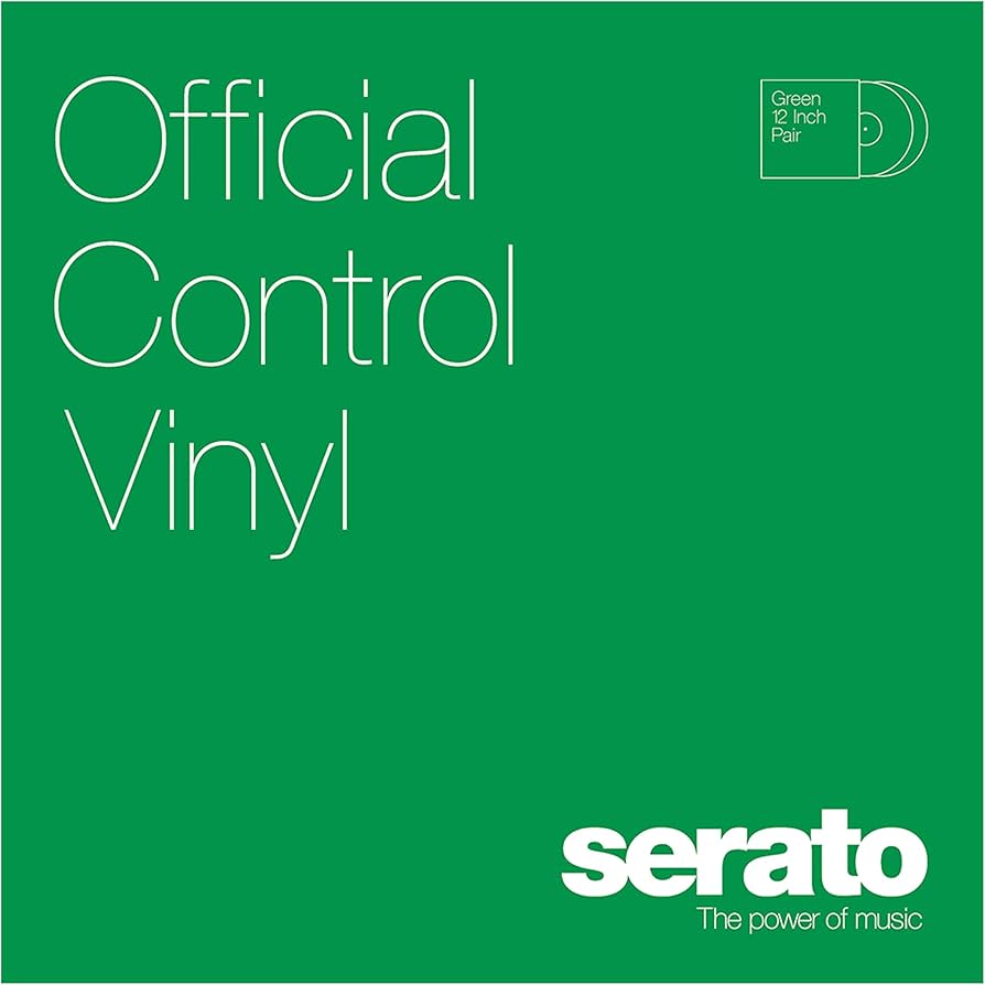 Amazon | Serato 12 Serato Control Vinyl [Green] 2枚組 コントロール