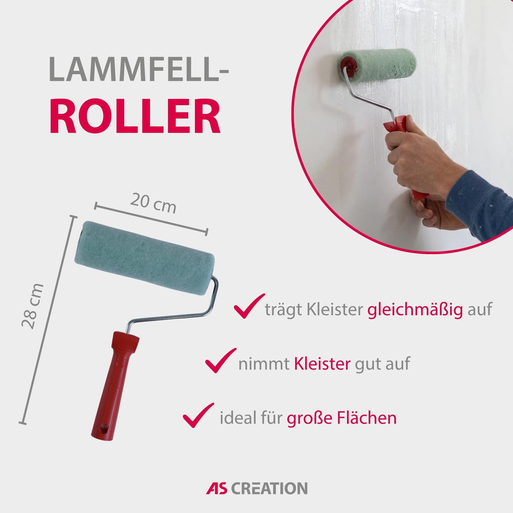 A.S. Création XXL-Tapezierset 15-teiliges Set für Tapezierarbeiten Renovierungsset - Grundausstattung für Tapezierprojekte - 902403