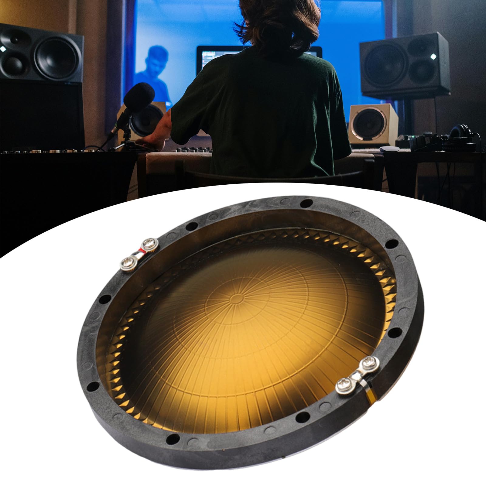 99 bobinas de tweeter de 2 mm de repuesto de membrana de lámina de altura que ofrece una calidad de sonido superior con construcción duradera