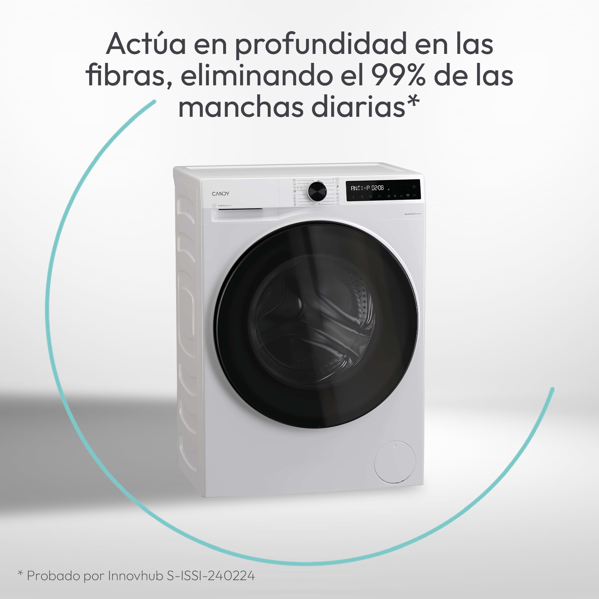 Candy ProWash&Dry 500 - BWR 4128BL8-S Lavasecadora, 12KG+8KG, 1400RPM, Pantalla Táctil + Rosca, Motor Inverter SpeedDrive, 16 Ciclos, 6 Rápidos, Funciones Higiénicas, Wifi, Inicio Diferido 24H, Blanca