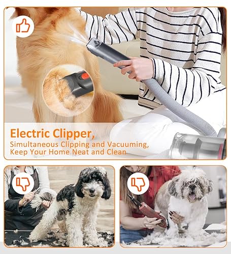 Miniatura 3 de Kit de herramientas para el novio para aspiradoras Dyson, con afeitadora de mascotas, cepillo de perro para mascotas, accesorio para aspiradora de