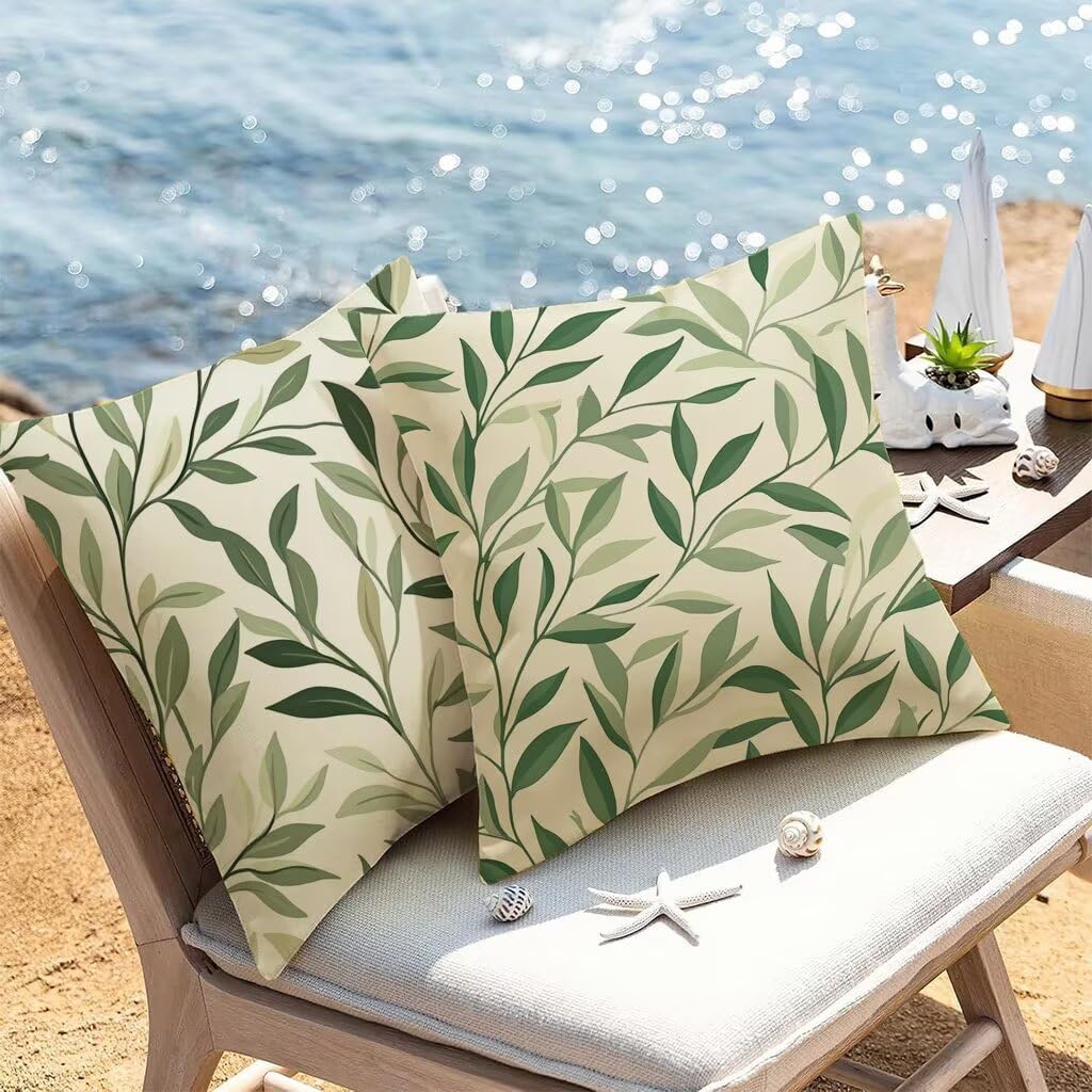 Federe Cuscini Divano 35x35 Set 2 Impermeabili Verde Salvia Copricuscini Lino Cerniera Invisibile Garden Furniture Bench