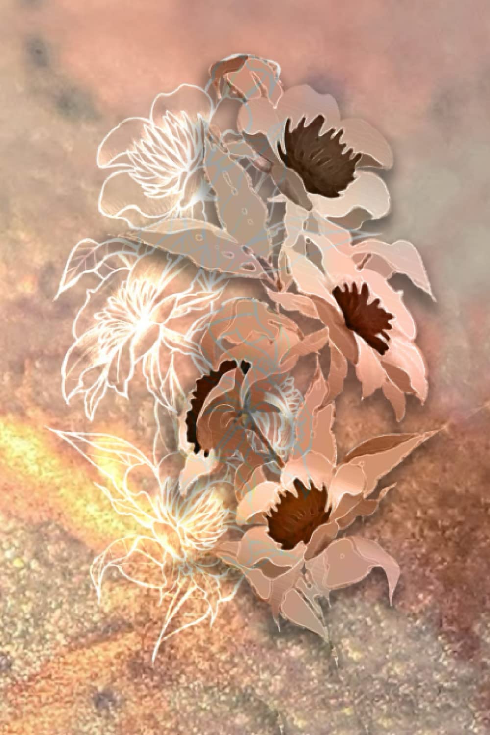 Independently published Ink Rose Gold Anemones: Journal