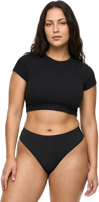 florence by mills Womens Softie Seamless Short Sleeve Baby Tee