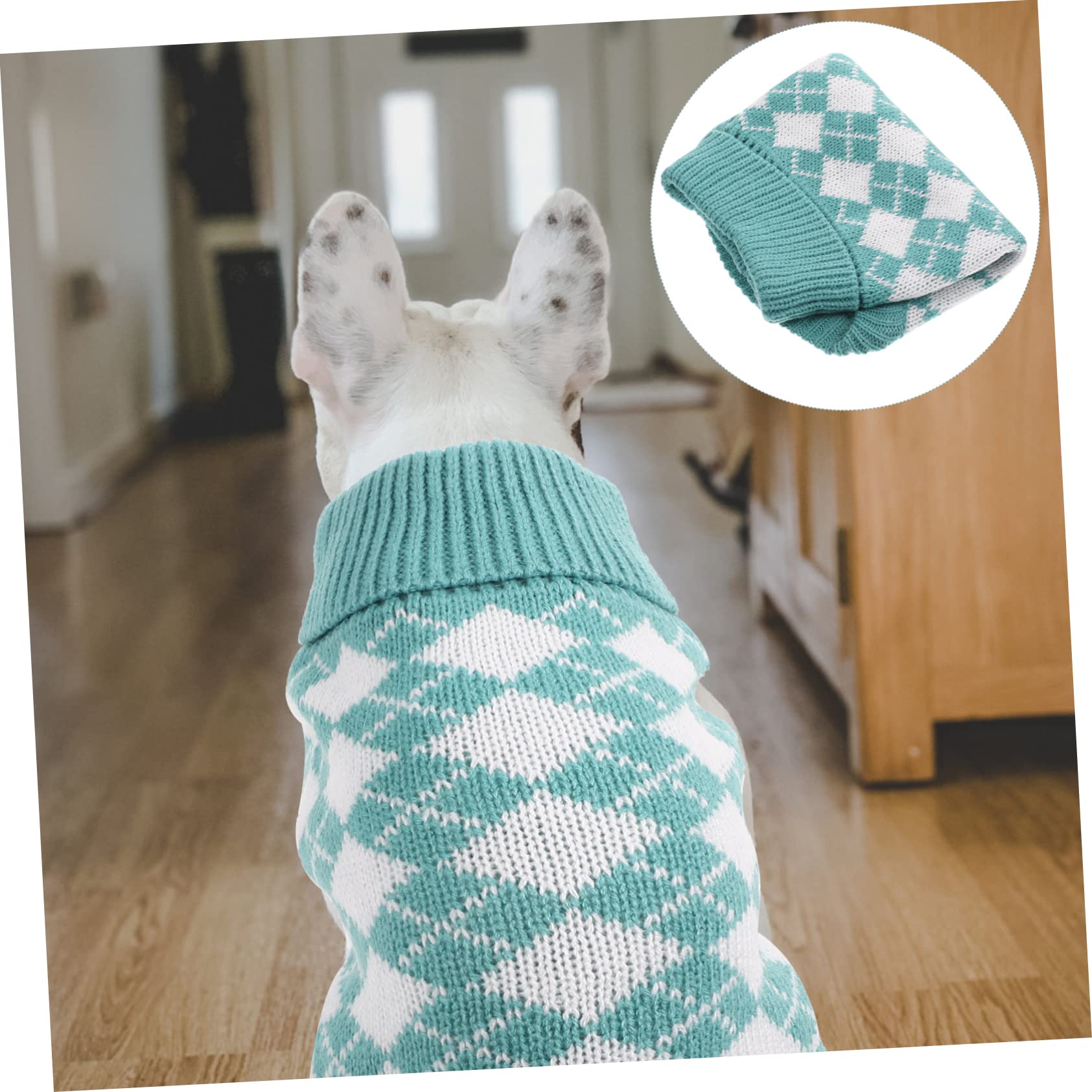 Kisangel 5pièces Pull pour Chien Vêtement Hiver pour Chiens De Pull Chaud à Motifs pour Et Activités Extérieures