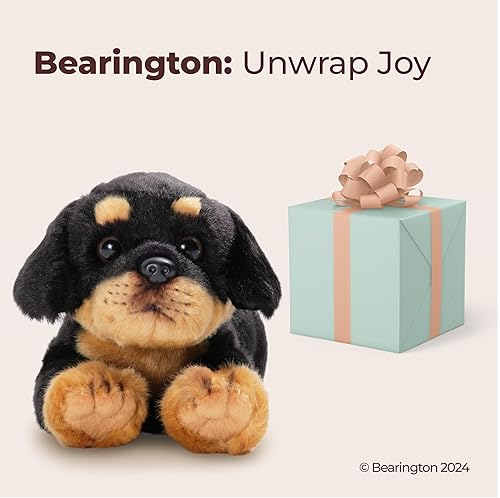 Miniatura 5 de Bearington Gunner Rottweiler - Perro de peluche de animales de peluche 15 pulgadas