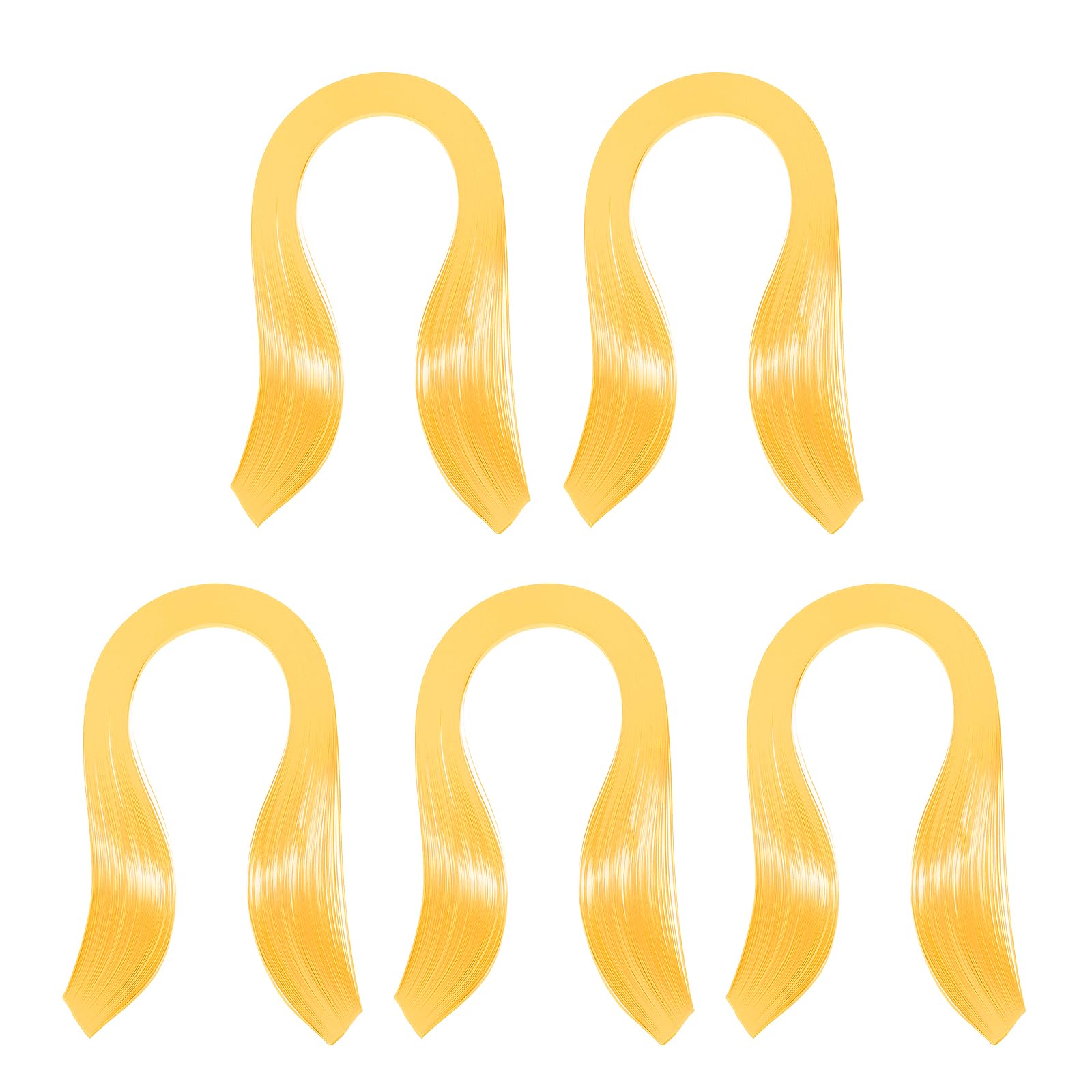 PATIKIL Quilling Strips Paper 600pcs 5mm 39cm Origami Paper Quilling Kits for Art DIY Hand Craft Christmas Dark Yellow