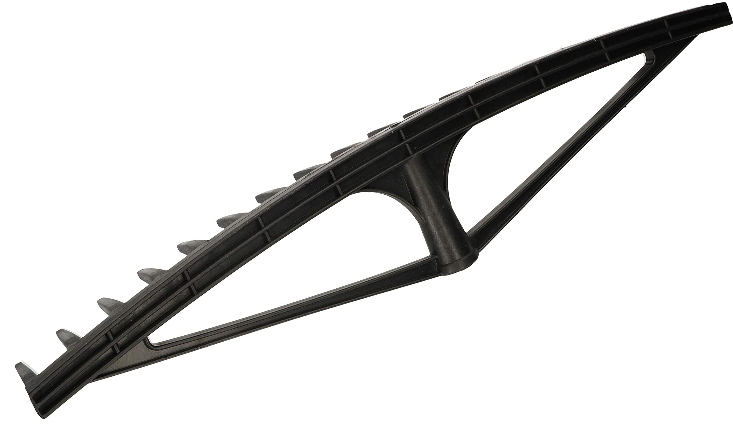 KOTARBAU® Rastrello per Foglie - Rastrello Giardino - Plastica - 61 cm - Nero - 18 Denti - per Erba Fieno - Senza Manico - Leggero Resistente