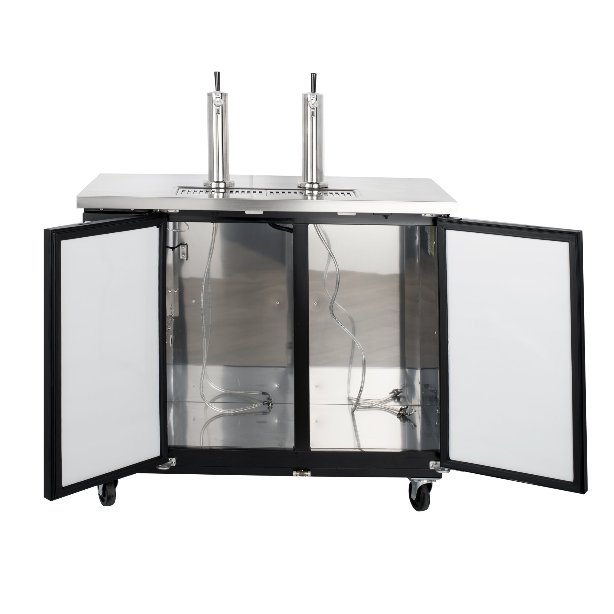 Maxx-Cold Mxbd48-2bhc 47.5-Inch-Wide Beer Single Tower/Dispenser With Stainless Steel Top And 10.5 Cubic Feet (297l) Storage Capacity - Black on Fridge.com - View 5