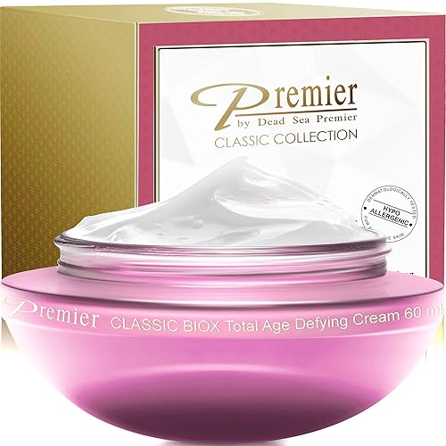 Premier Dead Sea BIOX - Crema antiedad que desafía la edad, hidratante facial, crema facial antienvejecimiento, crema intensiva antiarrugas