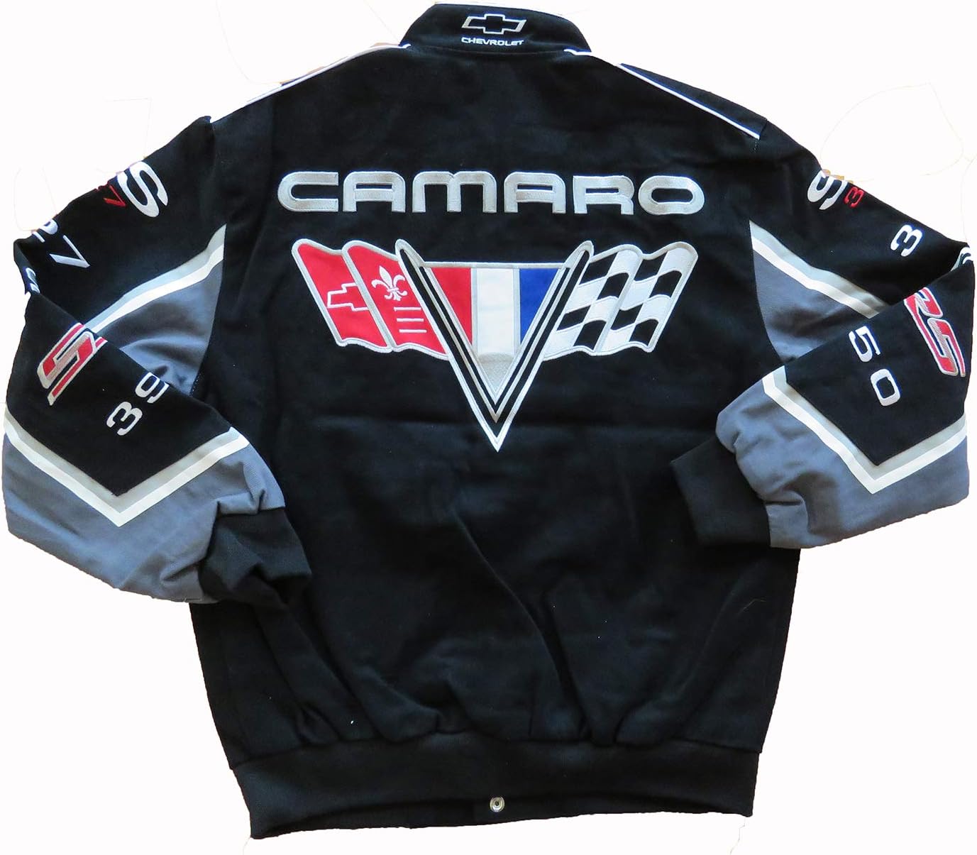 JH Design Chevy Camaro Collage 7 Series Jacket (2XL)