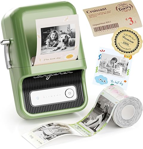 NIIMBOT B21 Pro Impresora de Etiquetas, 300DPI, Aplicación Divertida, Impresora de Etiquetas Portátil sin Tinta, Fabricante de Etiquetas Bluetooth