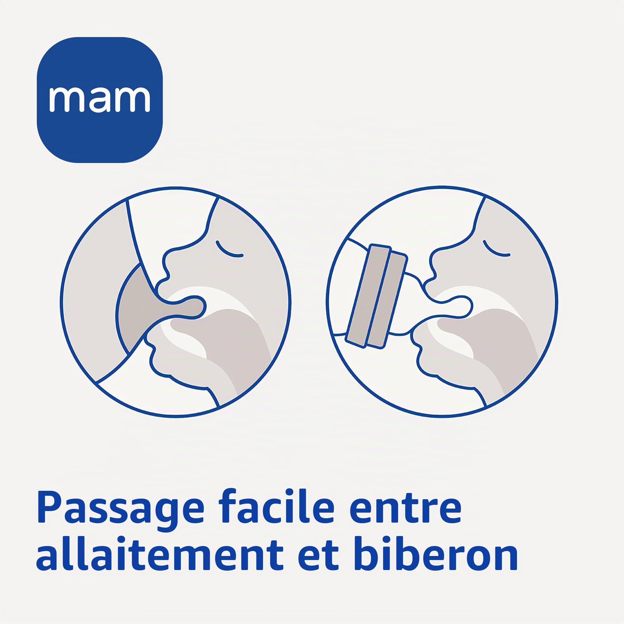 MAM Lot de 4 tétines en silicone