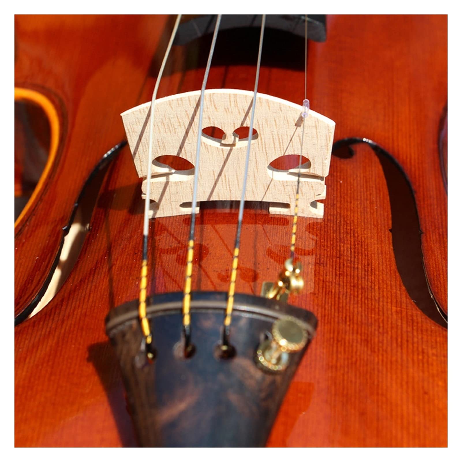 College-Solo- Leistung Von Handgefertigten Tiger-Haut- Violine Für Erwachsene Und Kinder Anfänger Violine Set(1/2)