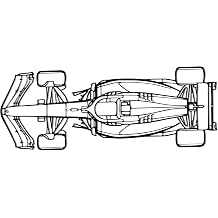Xedatric F1 Wall Art, Car Wall Art Metal Decor - Formula 1 Top View Line Art in Racing Car, Metal Sign for Man Cave, Garage, Game Room, Unique Gift for Motorsports Fans and Car Lovers 43.9cm x