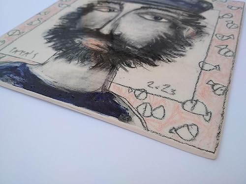 Miniatura 7 de Ceramic Art Tile, Tile with Lighthouse, Hanging Tiles