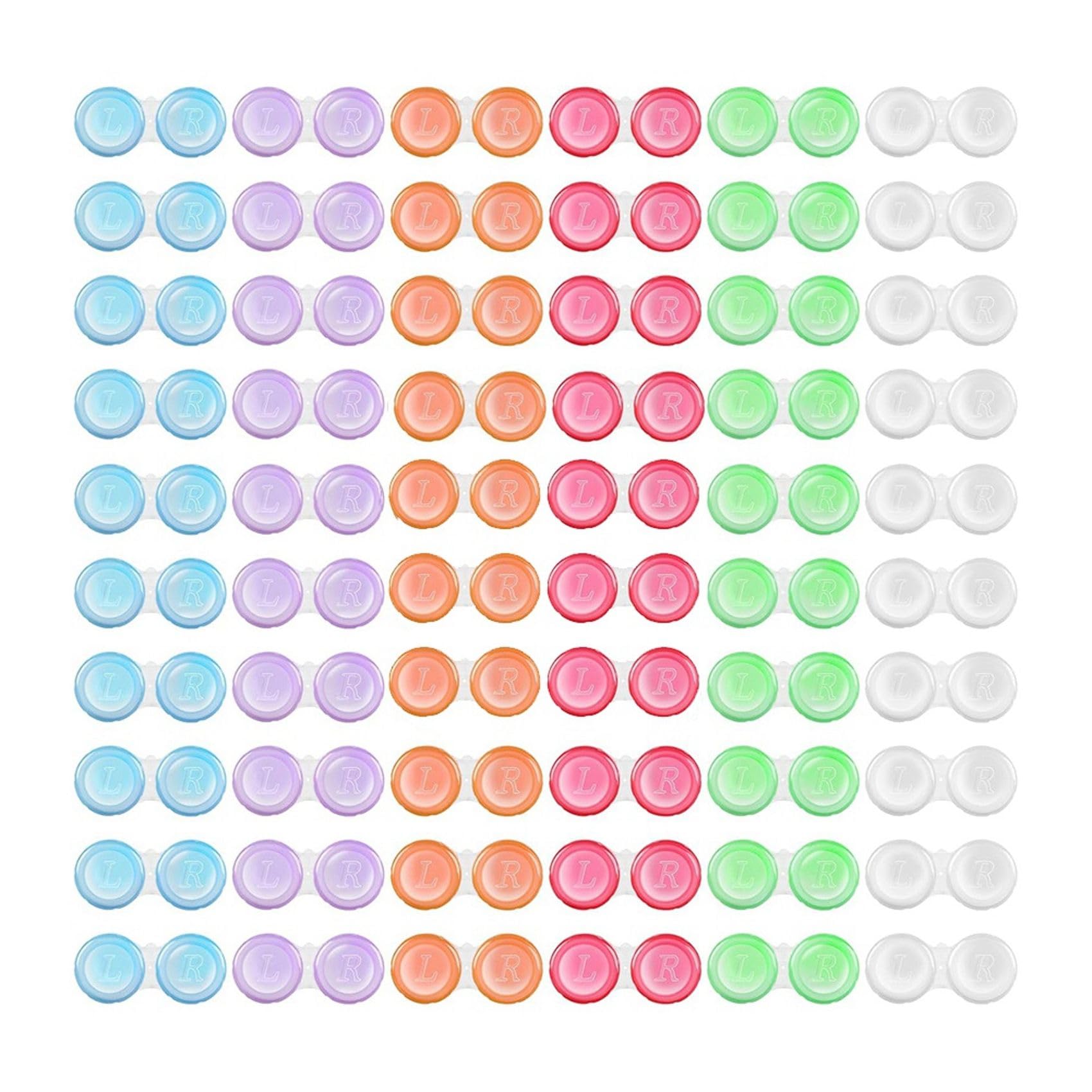 Confezione 300 Custodie per Lenti A Contatto, Custodie per Lenti A Contatto Sfuse In 6 Colori, Graziose Custodie per Lenti A Contatto A Prova Perdite, Custodie per Lenti A Contatto