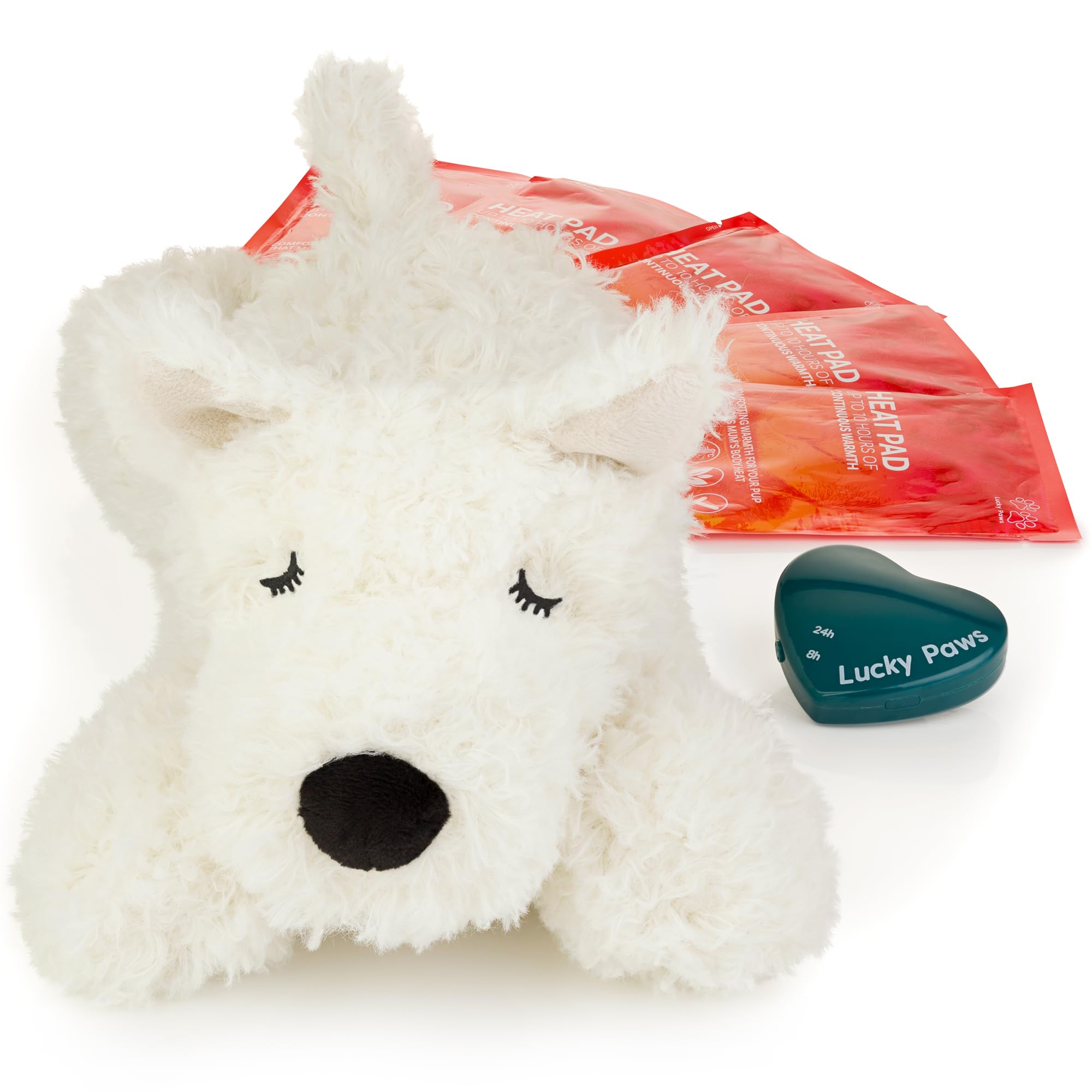 Lucky Paws® UK heartbeat toy for puppy, puppy heartbeat comforter for separation anxiety, calming dog toys - Image 3