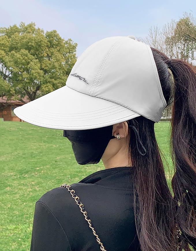 Sombrero de sol para mujer con ala ancha y protección UV miniatura 2