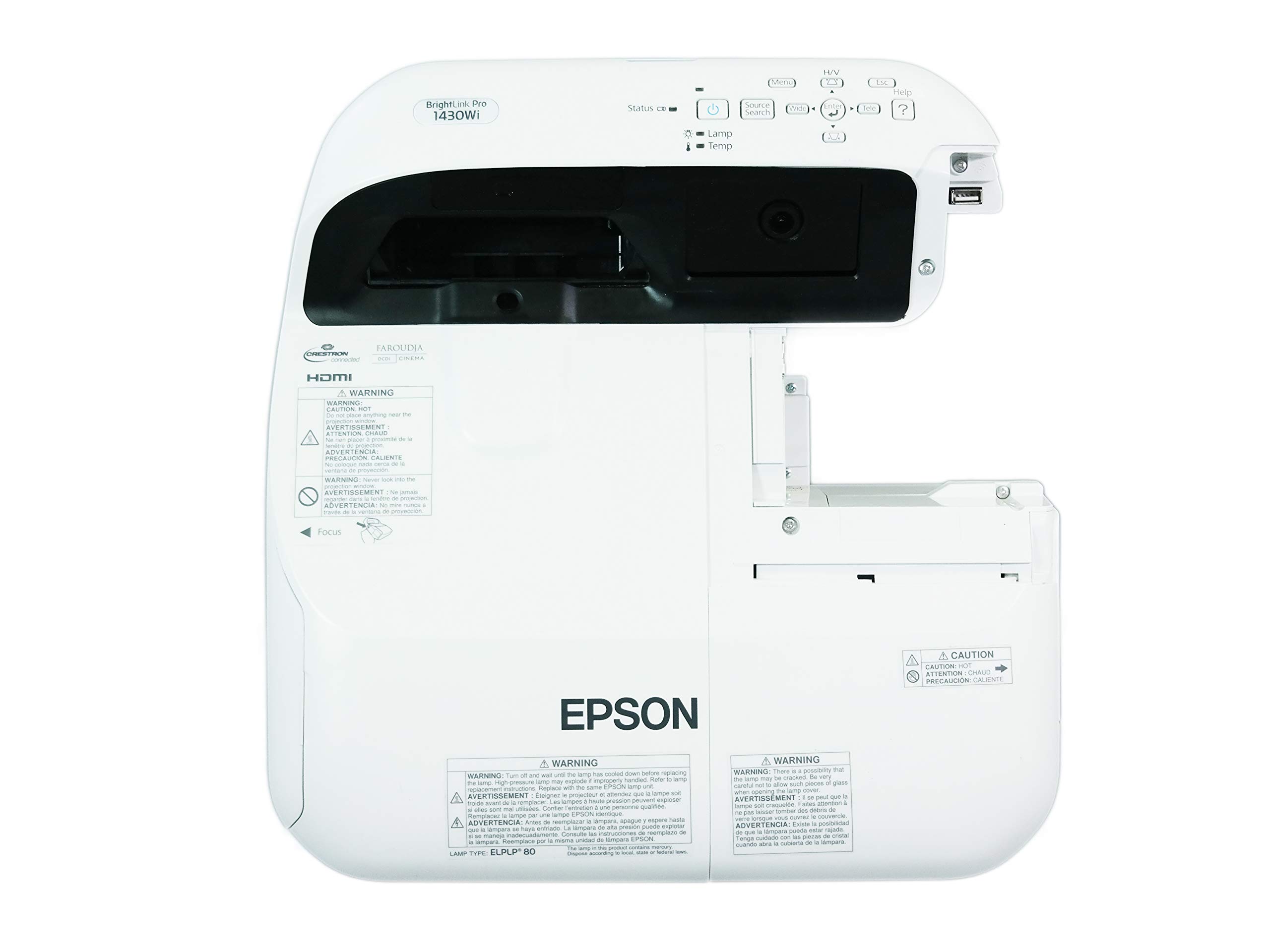 Amazon.com: Epson BrightLink Pro 1430Wi 3LCD Projector 3300 ANSI