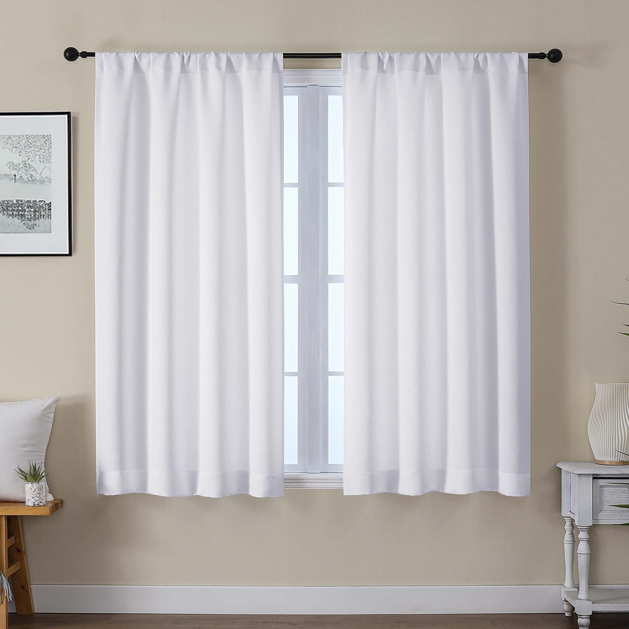 Gwine Pura White Curtains