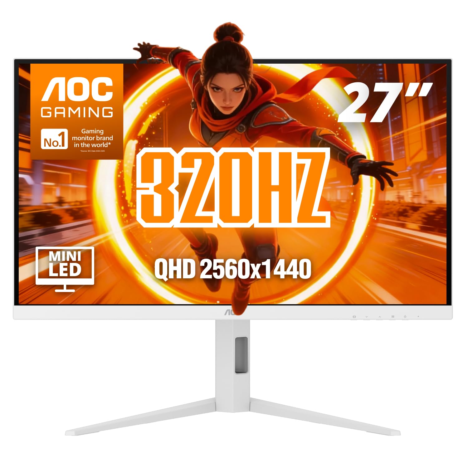 Amazon.com: AOC 27 Inch Gaming Monitor QHD 320Hz Mini-LED HDR1000