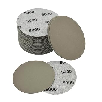 3 Inch Sanding Discs, 40pcs 5000 Grit Premium Silicon Carbide Sandpaper