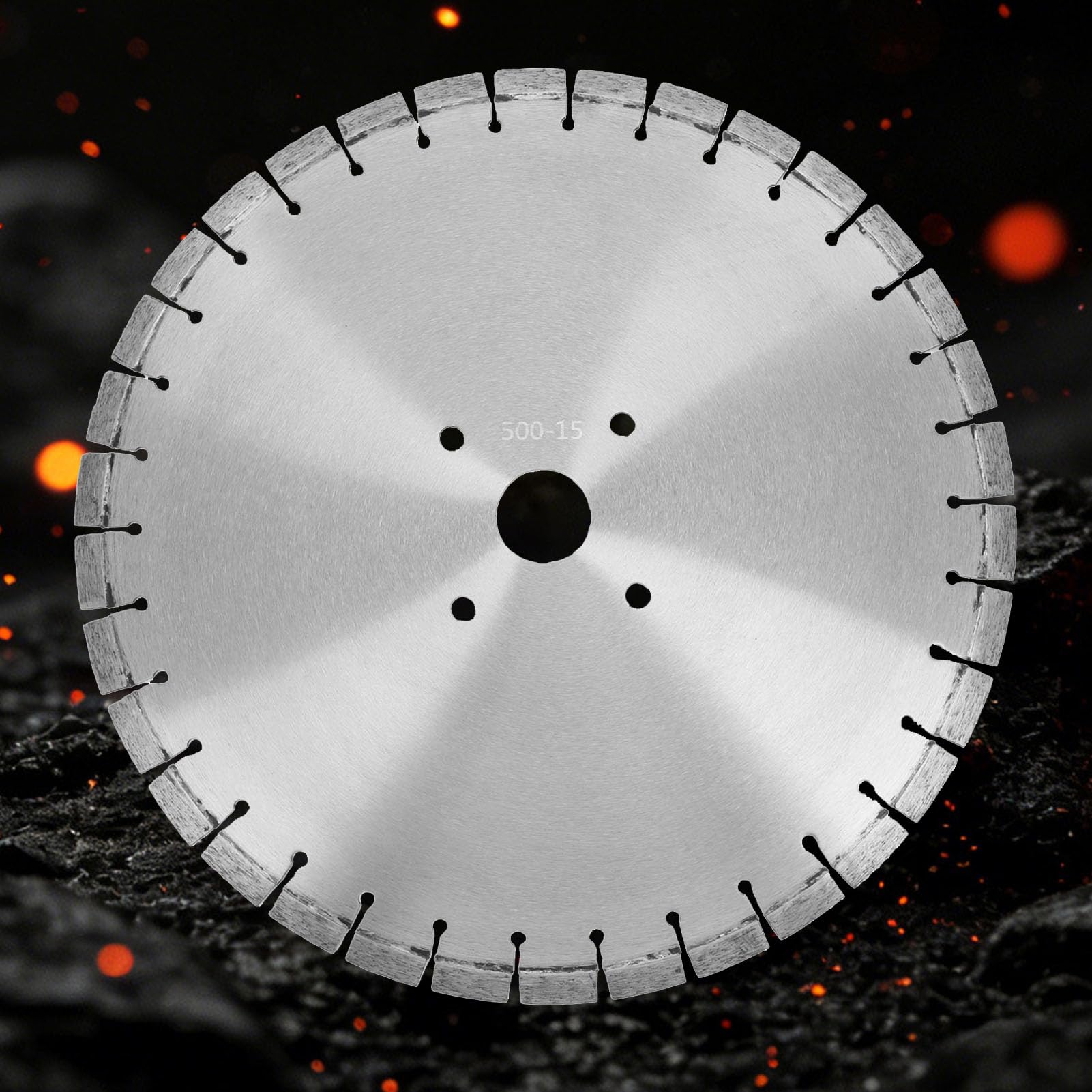 Fafeicy Segmentowa Tarcza Diamentowa 20 Cali Cięcie na Mokro i na Sucho Betonu Beton Stal Cegła Maks. 5400 Obr./min 2-calowy trzpień do pił Tarczowych Piły Stołowe Przecinarki Ręc