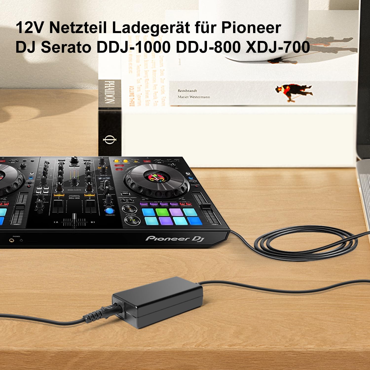 TAIFU 12V Adaptador de Corriente para Pioneer DJ Serato DDJ-1000 DDJ-800 XDJ-700 DDJ-SR2, Humax freesat HDR-1100S HDR-2000T Box Fuente de alimentación Sony PlayStation VR PS4 PSVR PSVR2 Cargador