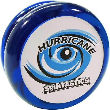 Spintastics Hurricane Yo-Yo - Classic Wooden Axle Looping YoYo Blue