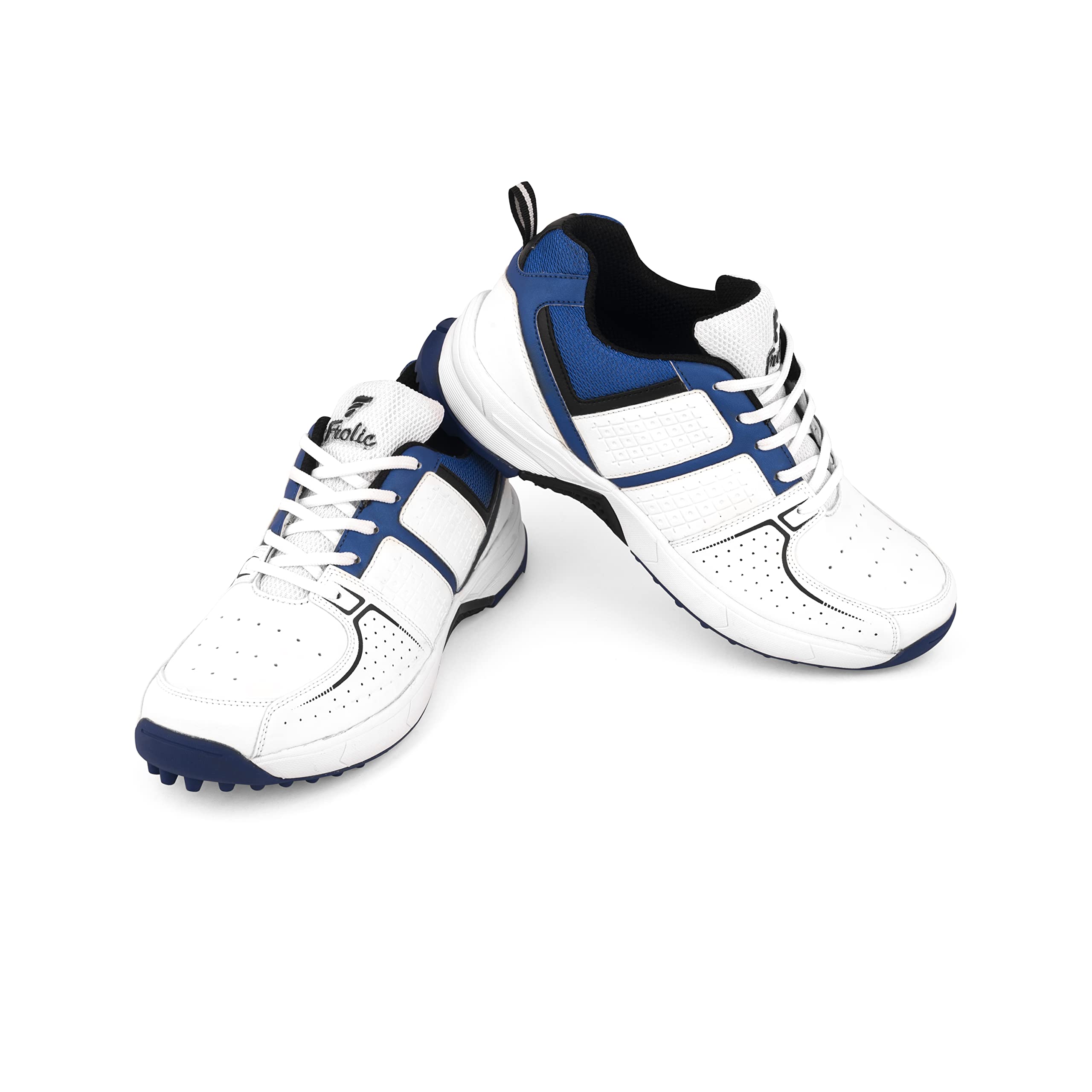 FROLIC Desire Mens Cricket Shoes (Light Weight) (White/Blue, 8) (B0CRYY1B4X) Amazon Price History, Amazon Price Tracker