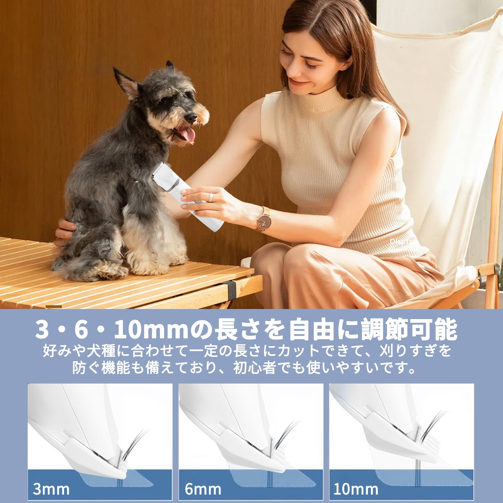 Amazon | Sazuik ペット バリカン 犬 猫 爪切り 電動バリカン 足