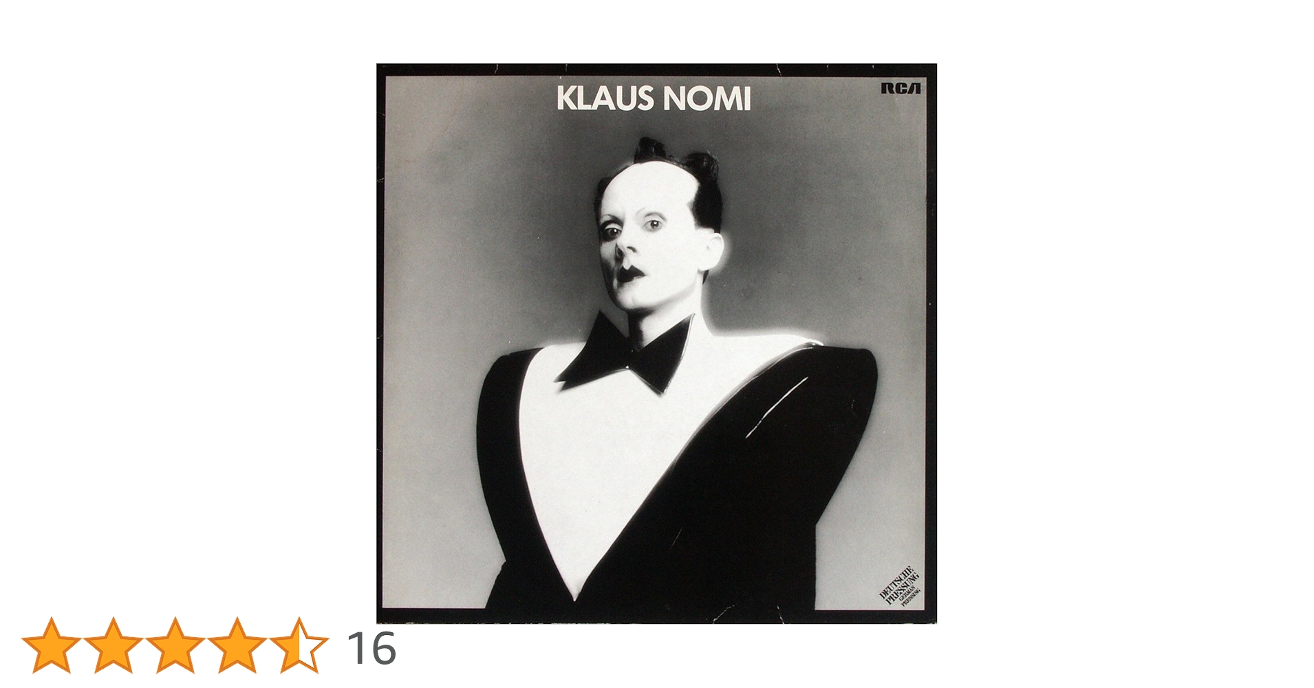 Amazon.co.jp: Klaus Nomi: ミュージック