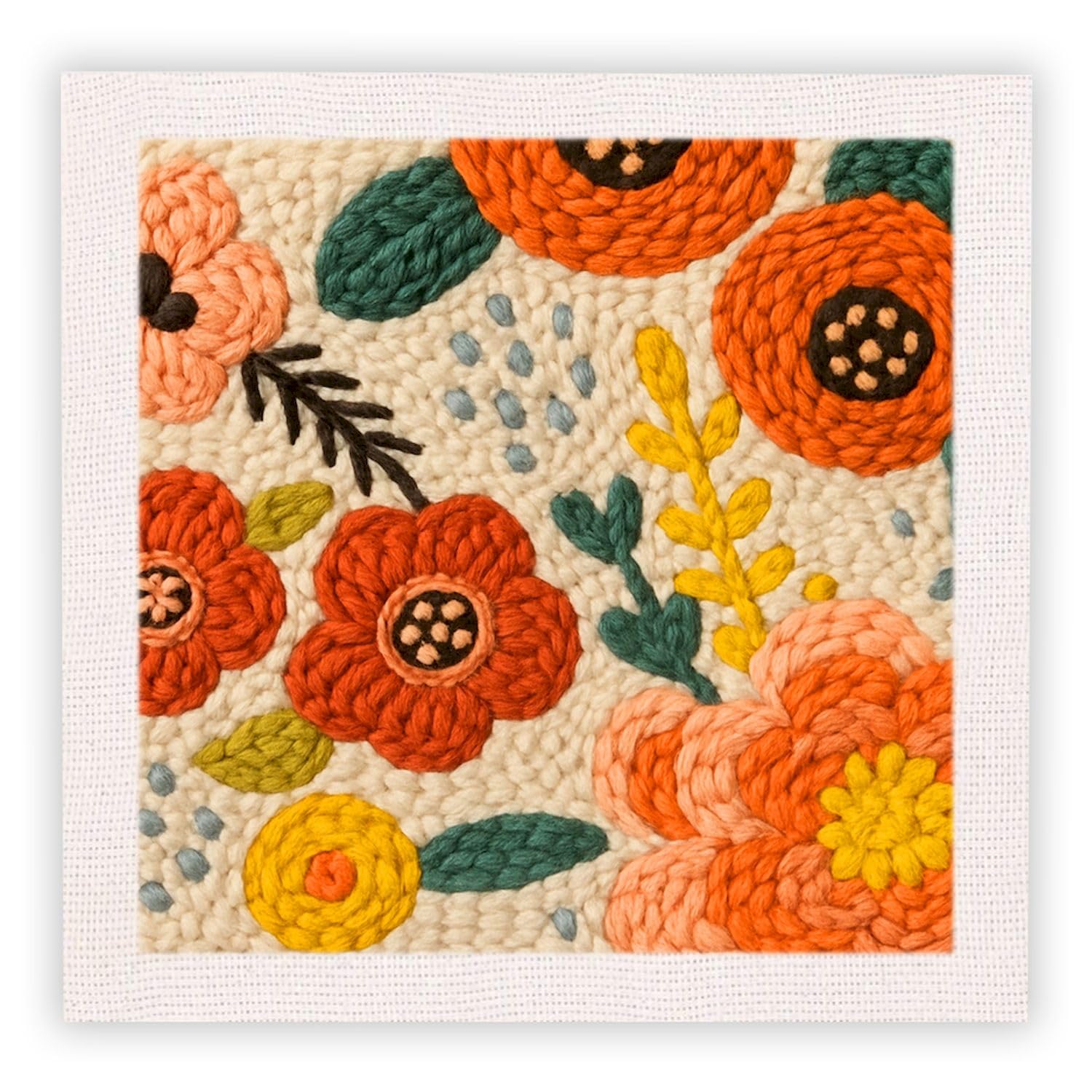 Punch Needle Embroidery Kit - Beginner Friendly! -11
