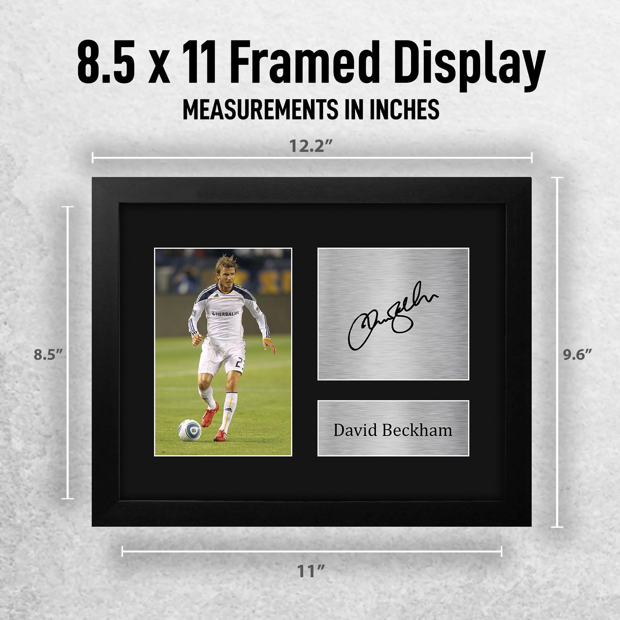 Amazon.com: HWC Trading David Beckham LA Galaxy Framed Gifts