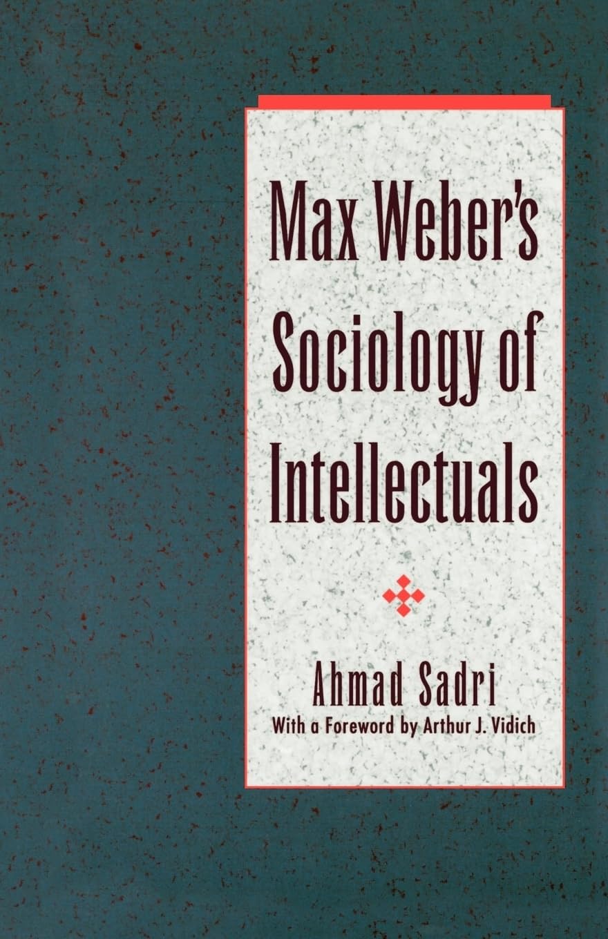 Buy Max Weber's Sociology of Intellectuals — BookShops.in