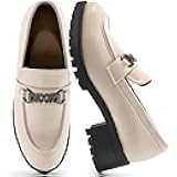 Platform Loafers for Women Chunky: Comfortable Penny Loafer Fashion Casual Slip On Walking Shoes