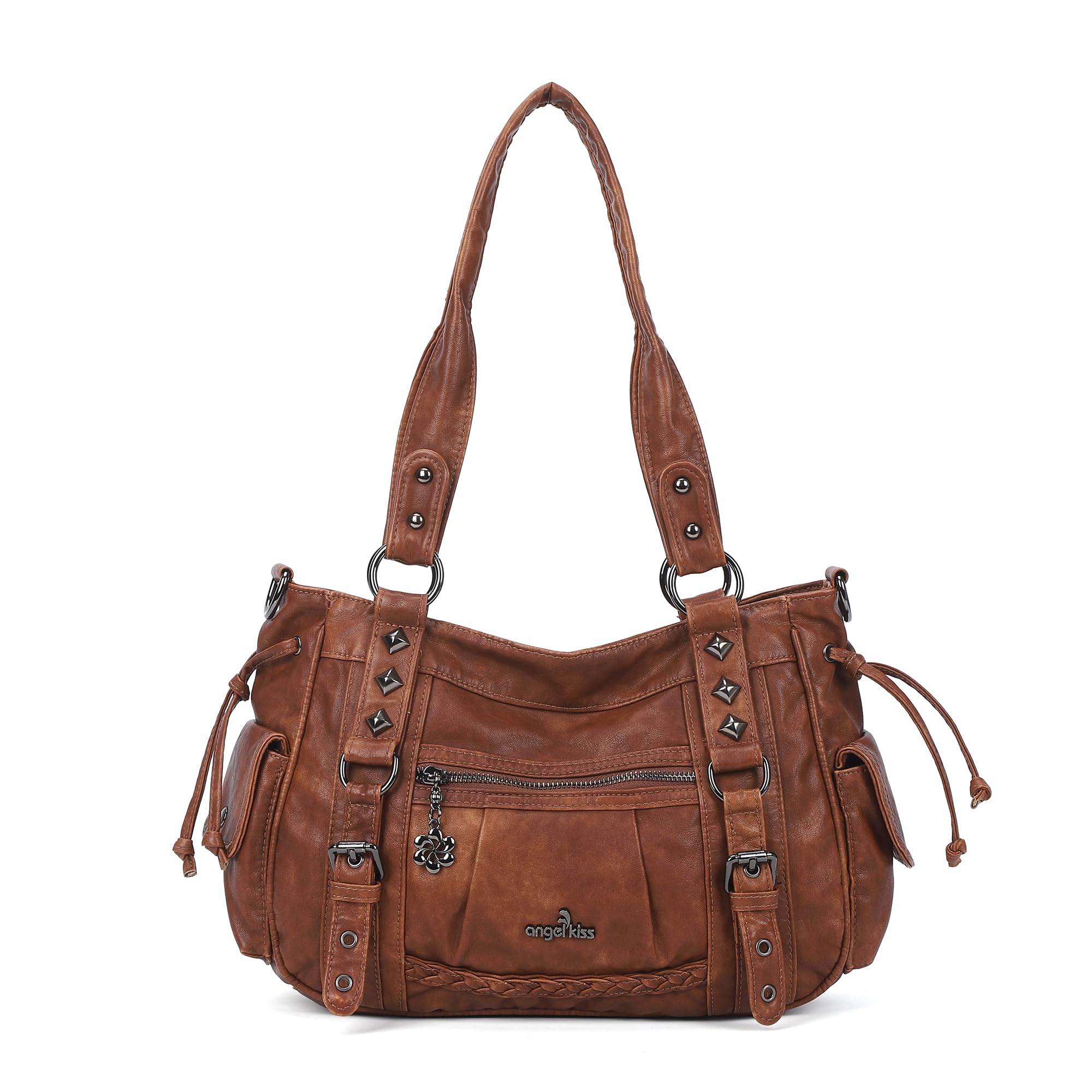 Angel Kiss Schultertasche für Damen, mehrere Taschen, Retro, Hobo-Handtaschen, Umhängetasche