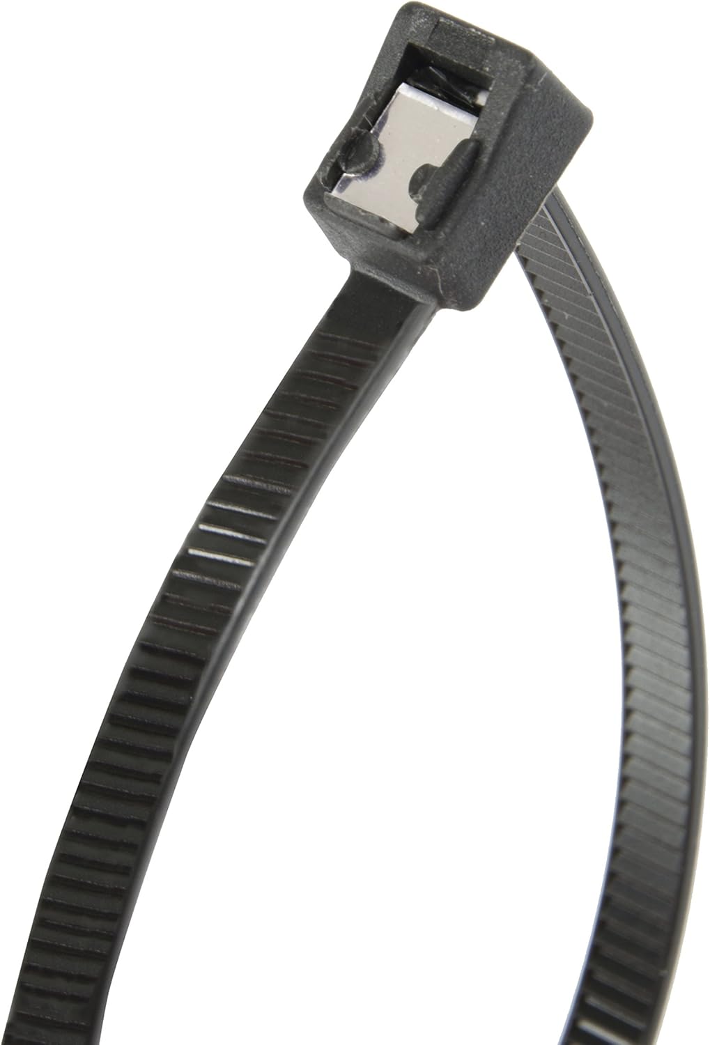 Gardner Bender 45-314UVBSC Nylon Self-Cutting Cable Tie, 14 inch, 50 lb. Tensile, Twist-Off Tail, Zip Tie, 20 Pk., UV Resistant Black